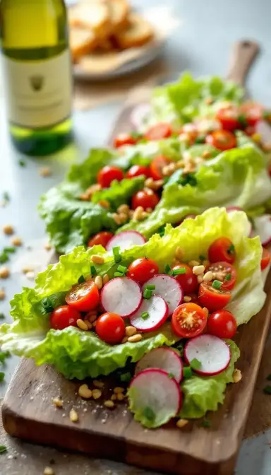 Butter lettuce salad