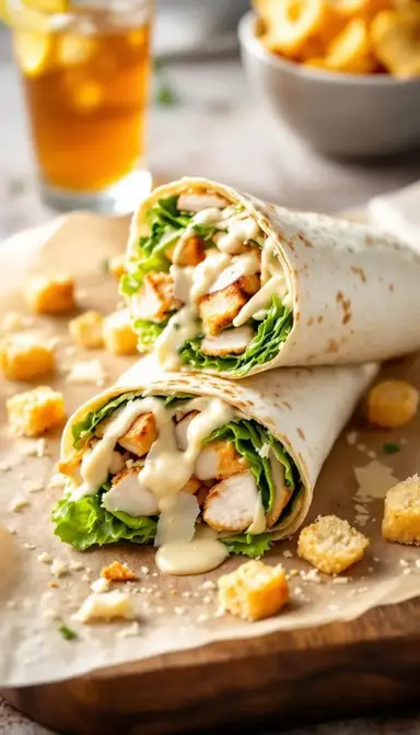 Caesar Salad Wrap