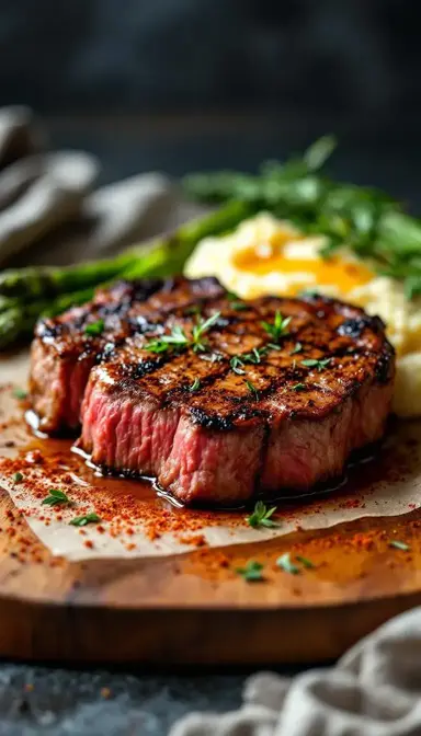 Cajun Spiced Rib Eye 1