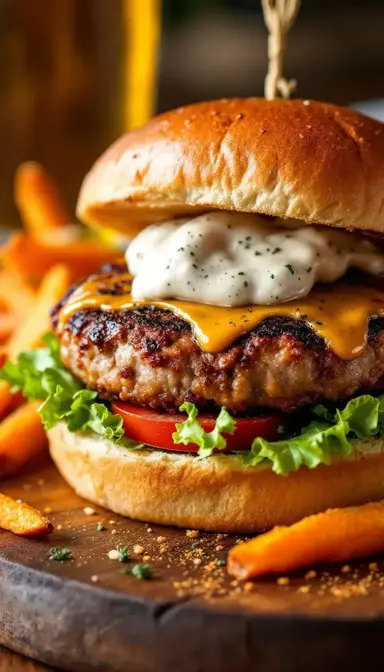 Cajun Turkey Burger 2