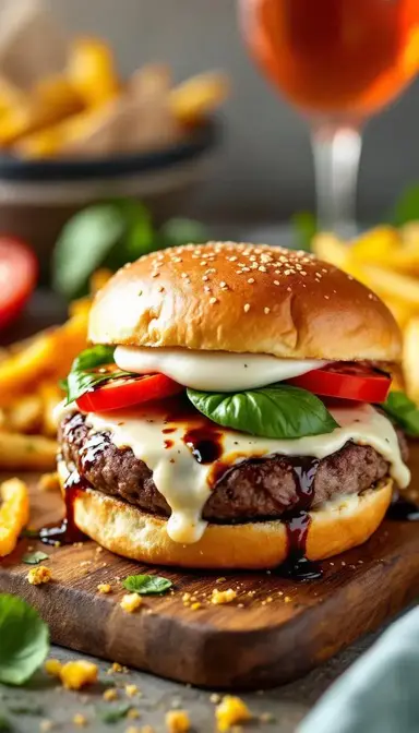 Caprese Burger