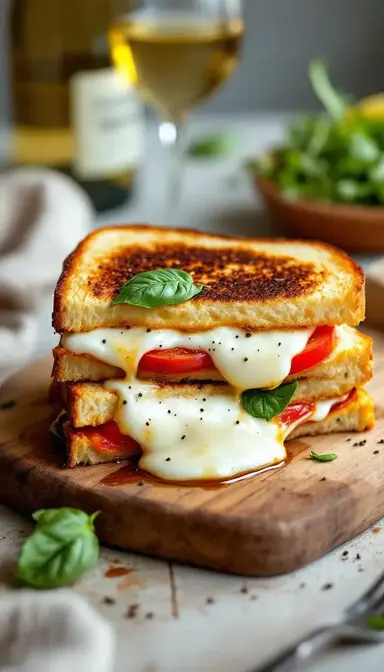 Caprese Grilled Cheese Sandwich