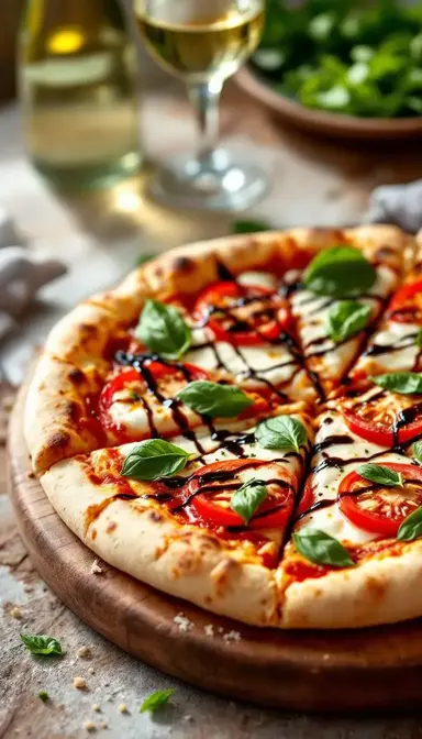 Caprese Pizza: A Symphony of Fresh Flavors