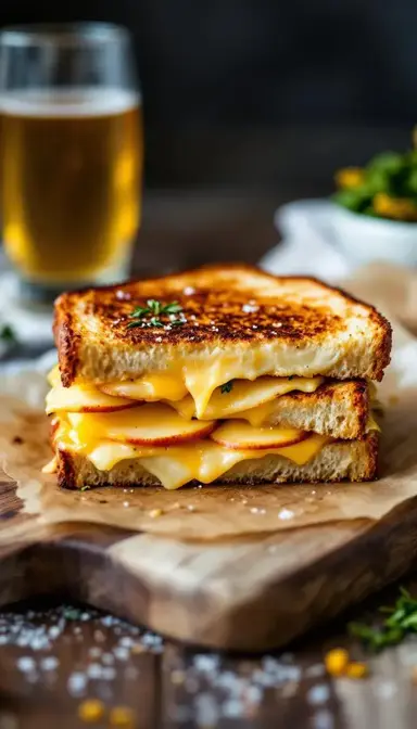 The Cheddar & Apple Sandwich: A Match Made in Flavor Heaven