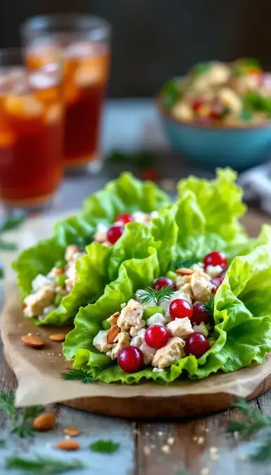 Chicken Salad Lettuce Wraps: The Ultimate No-Bread Lunch Hack