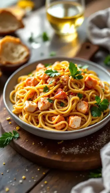 Chili Crab Pasta