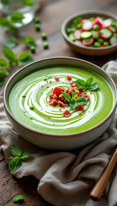Chilled Pea Soup