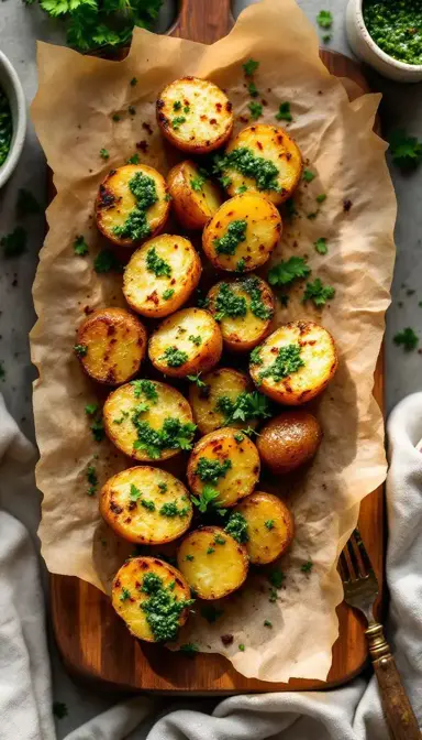 Chimichurri potatoes