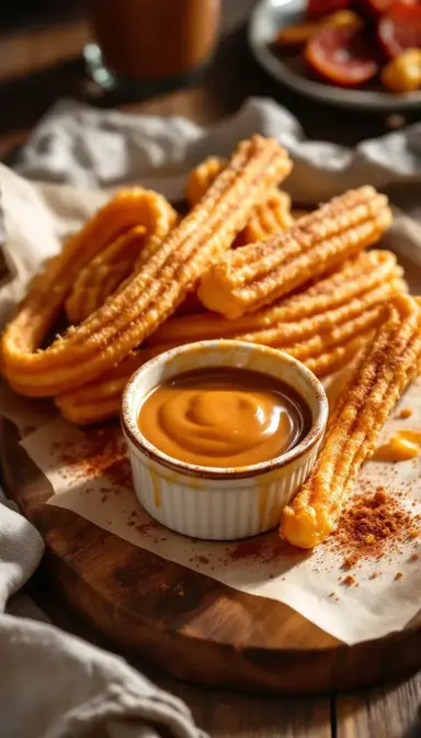 Churros with Dulce de Leche