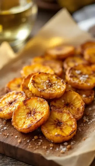Cinnamon Dusted Plantains