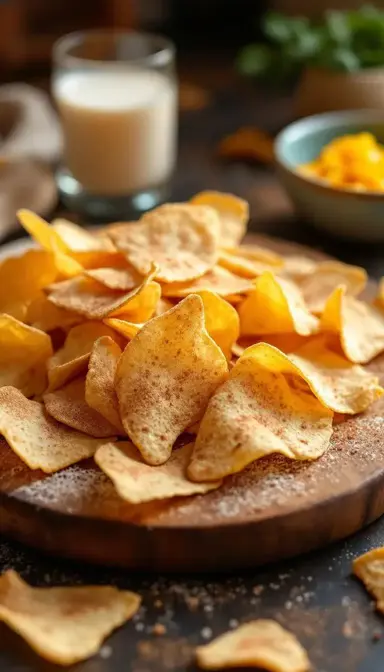 Cinnamon Sugar Tortilla Chips
