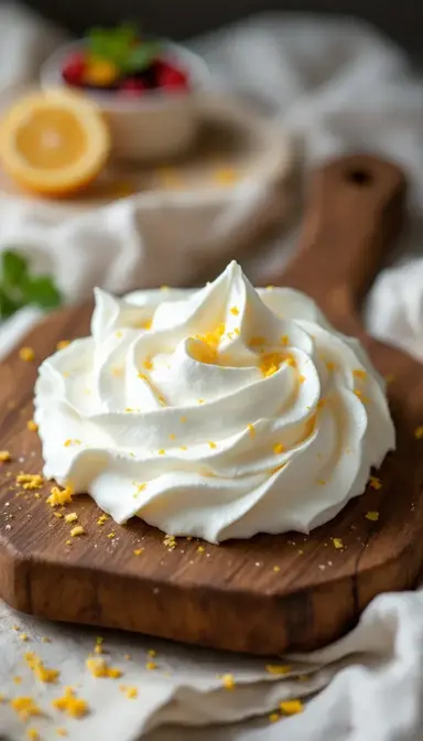 Citrus-Infused Whipped Cream: The Zesty Cloud That Elevates Every Dessert