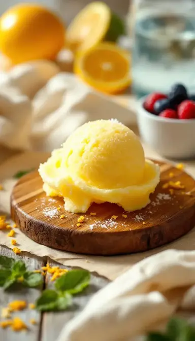 Citrus Sorbet: A Zesty Symphony of Sunshine in Every Scoop