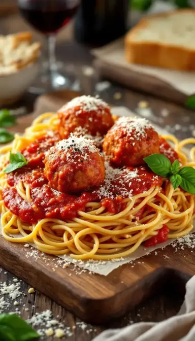 Classic Italian Spaghetti Meatballs