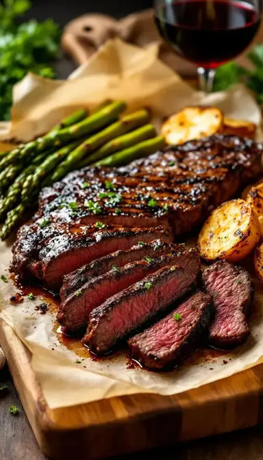 Coffee Marinated Skirt Steak