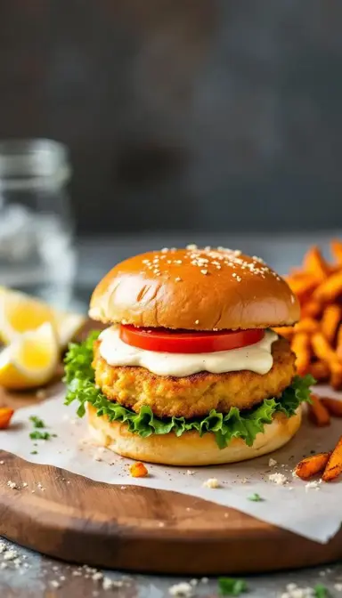 Crab Cake Burger 1