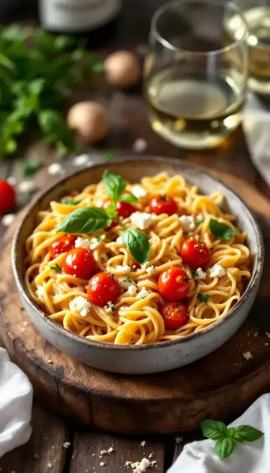 Creamy Baked Feta Pasta