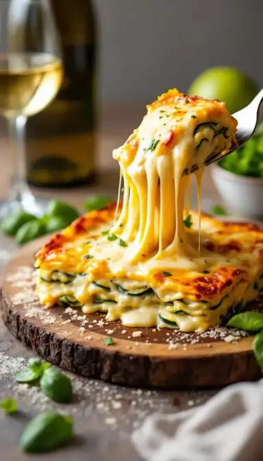 Creamy Courgette Lasagne