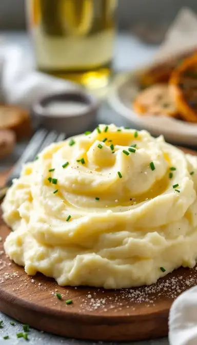Creamy mashed cauliflower