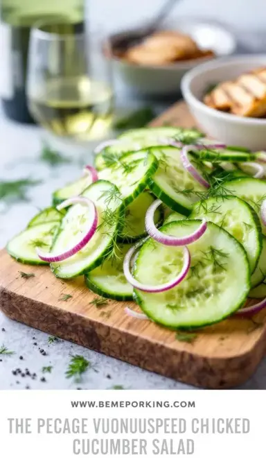 Crisp Cucumber Salad