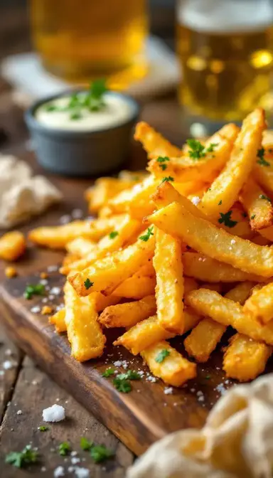 Crispy Garlic Fries