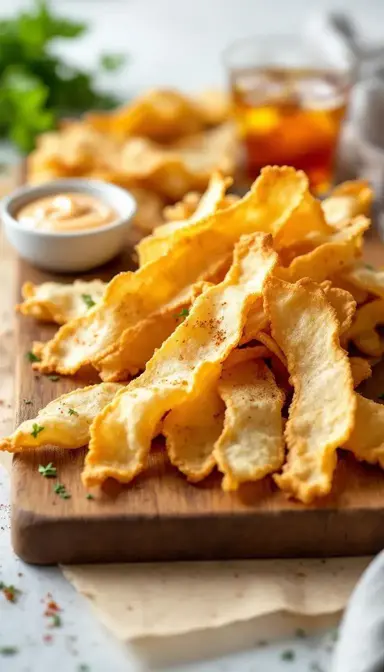 Crispy Wonton Strips