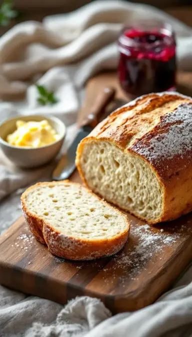 Crusty Sourdough Bread