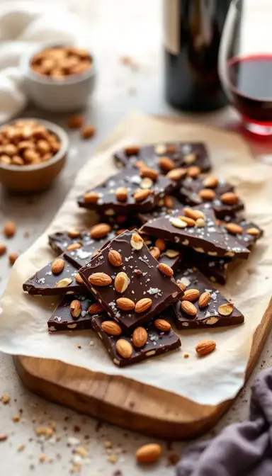 Dark Chocolate Almond Bark