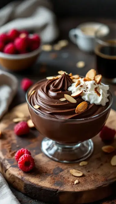 Dark Chocolate Avocado Mousse