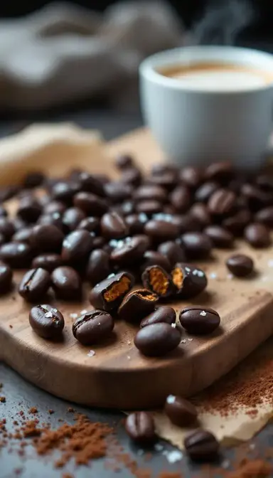 Dark Chocolate Espresso Beans