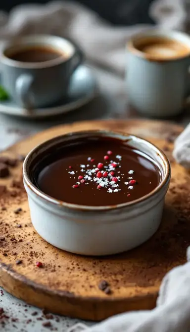 Dark Chocolate Pots de Creme