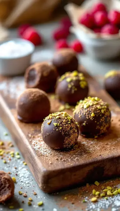 Dark Chocolate Truffles