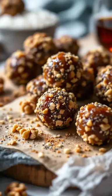 Date and Walnut Bites