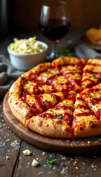 Detroit-Style Pizza with Brick Cheese and Tomato Sauce