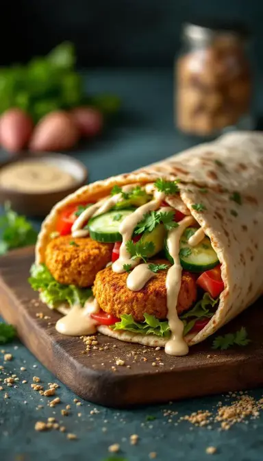 Falafel Pita Sandwich