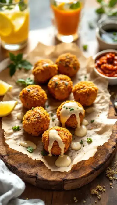 Falafel Style Chickpea Meatballs