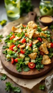 Fattoush Salad (Crisp Pita, Zesty Sumac, Serious Crunch)