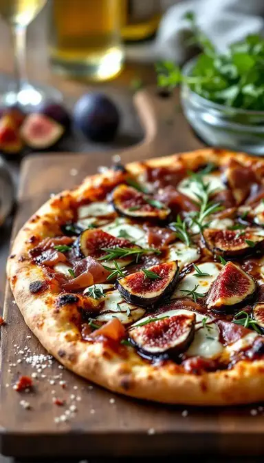 Fig and Prosciutto Pizza with Balsamic Reduction: A Symphony of Sweet and Savory