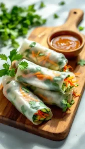 Fresh Spring Rolls: A Light & Vibrant Bite of Sunshine