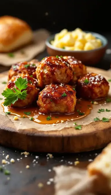 Frikadelle German Pan Fried Meatballs