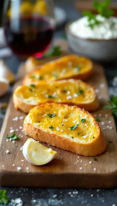 Garlic Rubbed Crostini