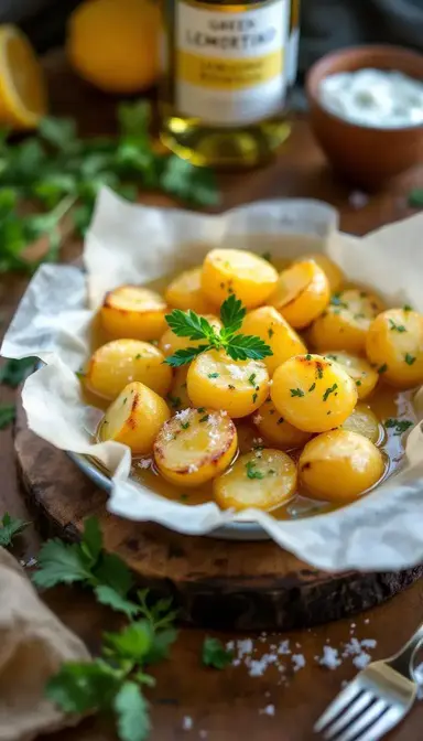 Greek Lemon Potatoes