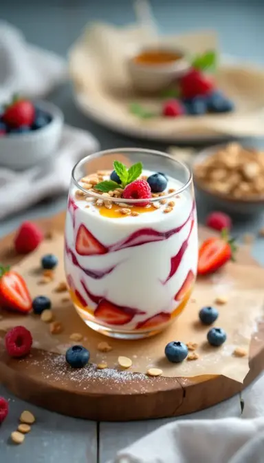 Greek Yogurt with Berries