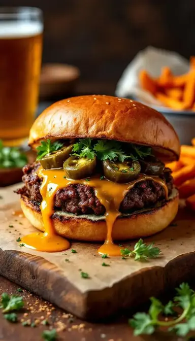 Green Chile Burger