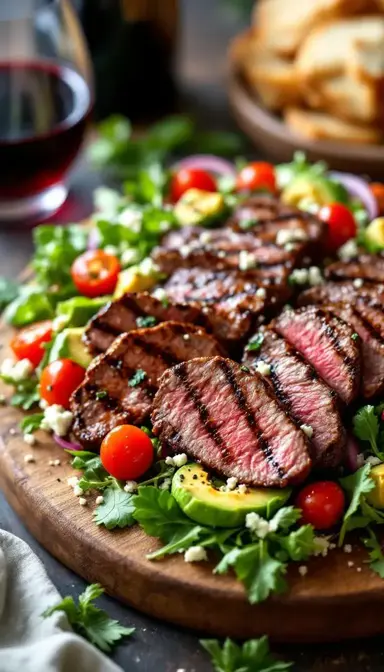 Grilled Filet Mignon Salad