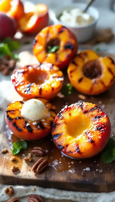 Grilled Peaches