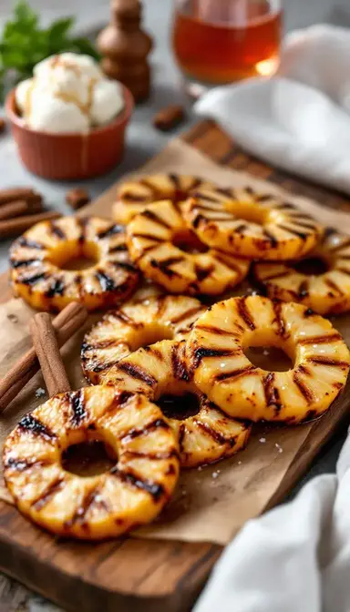 Grilled Pineapple Rings