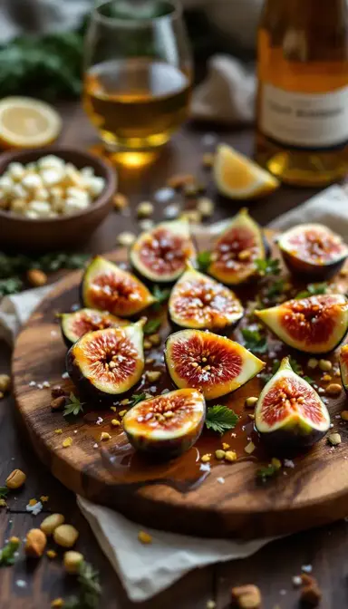 Honey Drizzled Fresh Figs