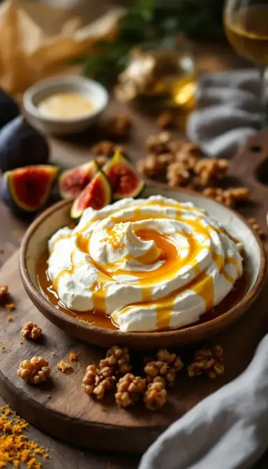 Honey Drizzled Ricotta