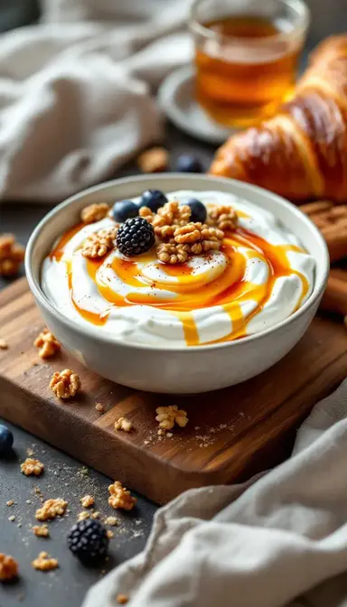 Honey Drizzled Yogurt